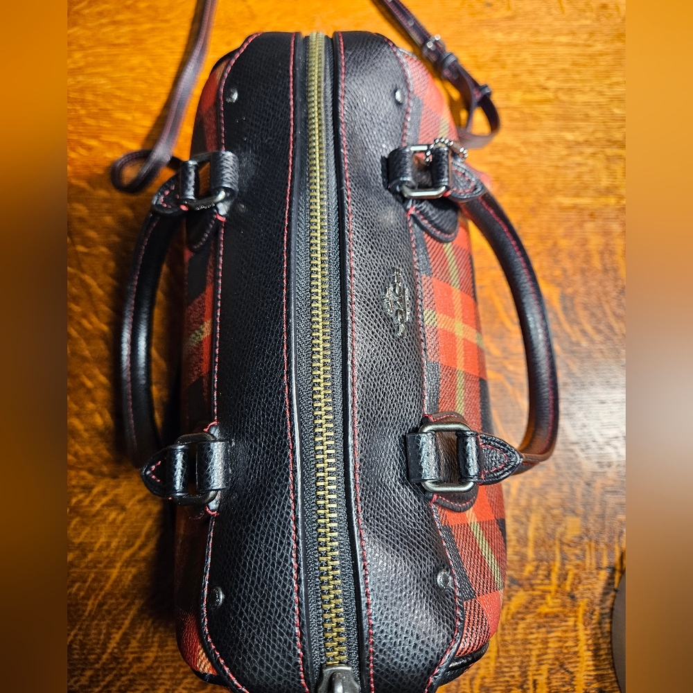 Coach Mini Bennet In Riley Plaid - Picture 12 of 15